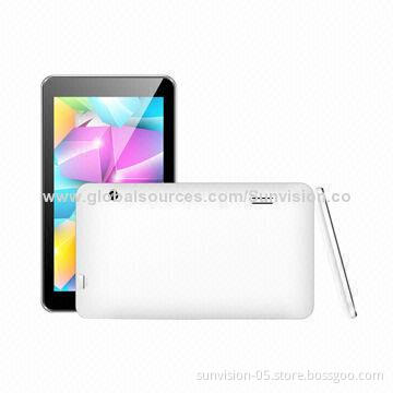 7-inch Dual-core Tablet PCs, Small Quantity Orders, 100-240V AC, 50-60Hz Input